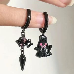 🎁 Ghost Earrings Lolita Boo Halloween Goth Black Spooky